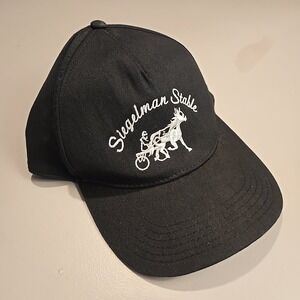 Siegelman Stable Black NY Knicks OSFA Snapback Hat Horse Carriage 1982 Arena USA